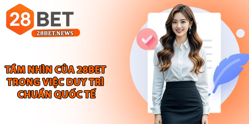 Giấy phép hoạt động 28bet - Minh chứng hợp pháp và uy tín 4 Tầm nhìn của 28bet trong việc duy trì chuẩn quốc tế